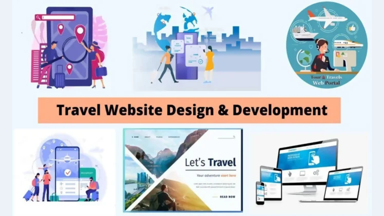 Travel Agency Website Development website design